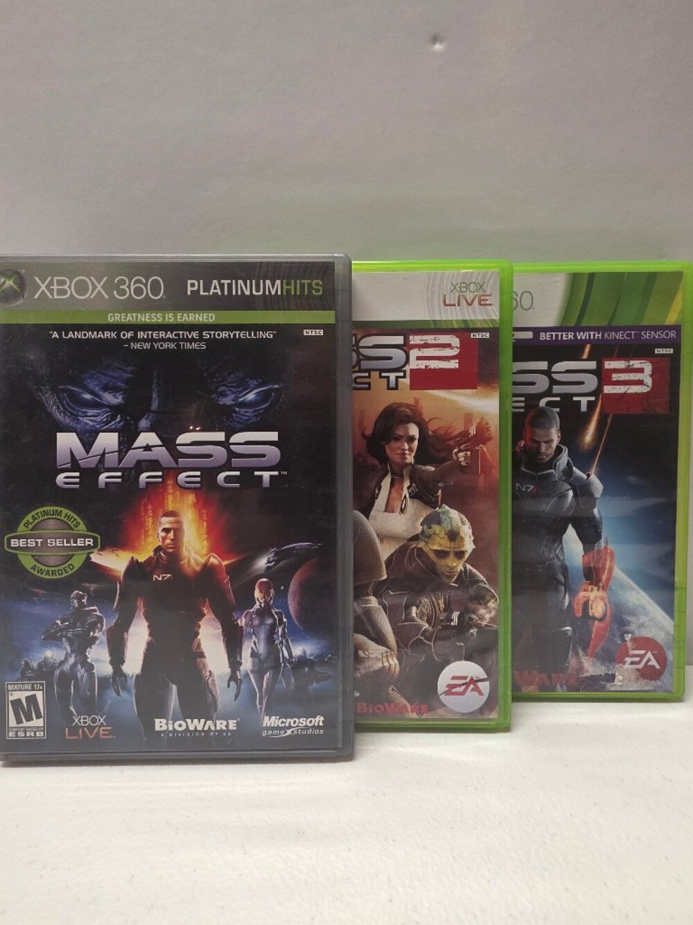 Mass Effect Trilogy Bundle (Xbox 360) Tested & CIB